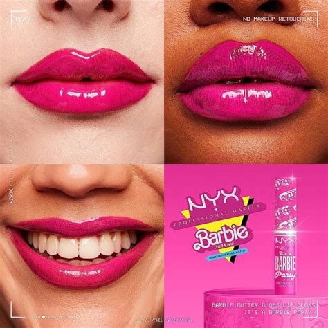 nyx albie|BARBIE BUTTER LIP GLOSS .
